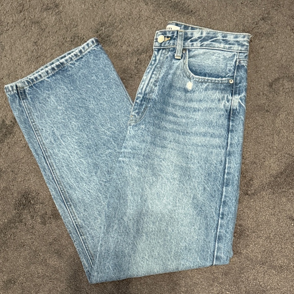 JBD Light/Medium Wash Wide Leg Jeans